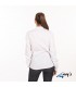 Camisa 2436 FLORA Slim Fit de Falso Lino de mujer. Espalda. Garys