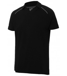 Polo piqué 3016. Manga corta color negro. Monza
