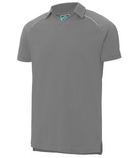 Polo piqué 3016. Manga corta color gris. Monza