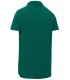 Polo piqué 3016. Manga corta color verde espalda. Monza