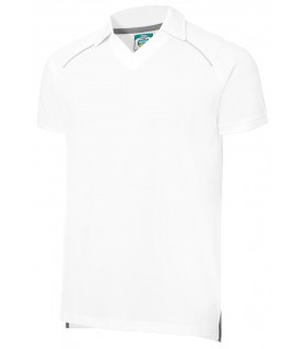 Polo piqué 3016. Manga corta color blanco. Monza