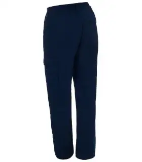 Pantalón 4813 forrado con polar color marino trasero. Monza