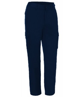 Pantalón 4813 forrado con polar color marino. Monza