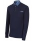 Polo 4825 interlock. Manga larga. Cuello camisero. Monza