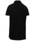 Polo 3017 Manga corta. Cuello camisero negro espalda. Monza