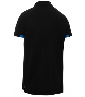 Polo 3017 Manga corta. Cuello camisero negro espalda. Monza