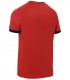Camiseta Dry 3033. Manga corta color rojo espalda. Monza