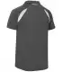 Polo Piqué 3018. Manga corta color gris espalda. Monza