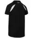 Polo Piqué 3018. Manga corta color negro espalda. Monza