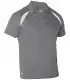 Polo Piqué 3018. Manga corta color gris. Monza