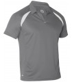 Polo Piqué 3018. Manga corta color gris. Monza