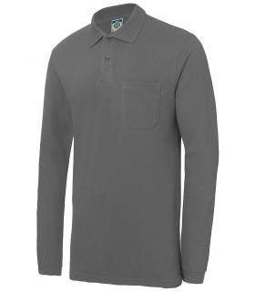 Polo granito 3011 Monza color gris. Manga larga