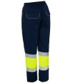 Pantalón 4761. Monza. Alta visibilidad color marino espalda.