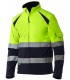 Cazadora 4756. Monza. Tejido Softshell. Alta visibilidad marino y amarillo.