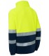 Forro Polar 4750. Monza. Alta visibilidad amarillo y marino espalda.