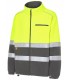 Forro Polar 4750. Monza. Alta visibilidad amarillo y gris.