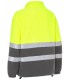 Forro Polar 4750. Monza. Alta visibilidad amarillo y gris espalda.