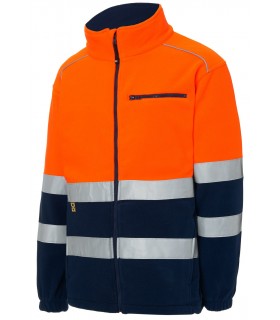 Forro Polar 4750. Monza. Alta visibilidad naranja y marino.