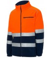 Forro Polar 4750. Monza. Alta visibilidad naranja y marino.