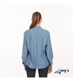 Camisa 2423 JULIETTA Vaquera Slim Fit de M/L para Mujer. Espalda. Garys
