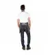 Delantal 1557 con peto JUHA de 100% Algodón. Negro espalda. Garys