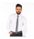 Corbata 3266 con nudo de pala estrecha Arpillera. Gris. Garys