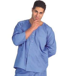 Casaca B9410 cuello redondo. Manga larga