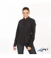 Blusa 2882 manga larga de Mujer con cuello Mao. REDLINE. Negro pecho. Garys