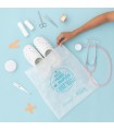 Zueco Wonderful Sanitario de material ecológico. 5 Feliz caminar