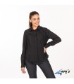 Blusa 2881 manga larga de Mujer. REDLINE. Negro pecho. Garys