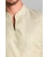 Casaca sanitaria manga corta 8001824 de hombre con cuello mao. cuello Dyneke