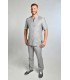 Casaca sanitaria manga corta 8001844 de hombre con cuello mao. 2 Dyneke