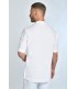 Casaca sanitaria manga corta 8001900 de hombre con cuello mao. espalda Dyneke