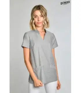 Casaca sanitaria de mujer con cuello mao 8011844 de Manga corta. 3 Dyneke