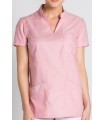 Casaca sanitaria de mujer con cuello mao 8011502 de Manga corta. 2 Dyneke