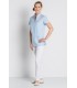 Casaca sanitaria de mujer con cuello mao 8011511 de Manga corta. 1 Dyneke