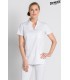 Casaca sanitaria de mujer con cuello mao 8011900de Manga corta. 1 Dyneke