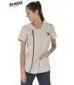 Casaca sanitaria de mujer manga corta 8023569 microfibra. 2 Dyneke