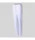 Pantalón sanitario de mujer de pitillo 7024 de Microfibra. Blanco. Garys