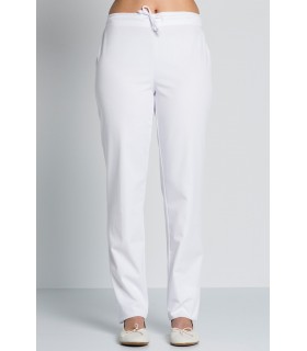 Pantalón sanitario de mujer 8056700 con cintura elástica. 1 Dyneke