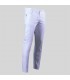 Pantalón sanitario de pitillo 7031 de Sarga elástica. Blanco. Garys