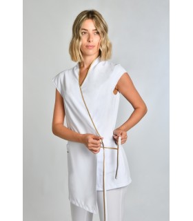 Casulla lisa de estética de mujer 8075570. Talla única. frente Dyneke