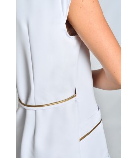 Casulla lisa de estética de mujer 8075570. Talla única. detalles Dyneke