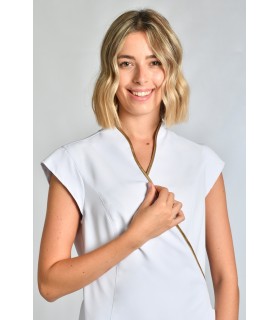 Casulla lisa de estética de mujer 8075570. Talla única. 1 Dyneke