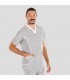 Casaca Sanitaria ALEX 6123 con tejido Oxford. Gris pecho. Garys