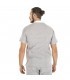 Casaca Sanitaria ALEX 6123 con tejido Oxford. Gris espalda. Garys