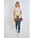 Casulla bicolor de estética y servicios de mujer 8076381. Talla única. 1 Dyneke