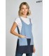 Casulla bicolor de estética y servicios de mujer 8076384. Talla única. 3 Dyneke