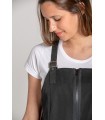 Pichi de peluquería y estética 8110830 de mujer. Polipiel. cuello Dyneke
