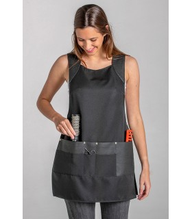 Casulla de peluquería y estética 8111105 de mujer. Polipiel. Dyneke